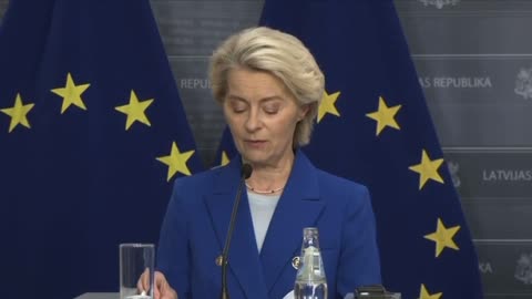 Ursula von de Leyen calls Putin a "predator" and says his proxies have been targeting European