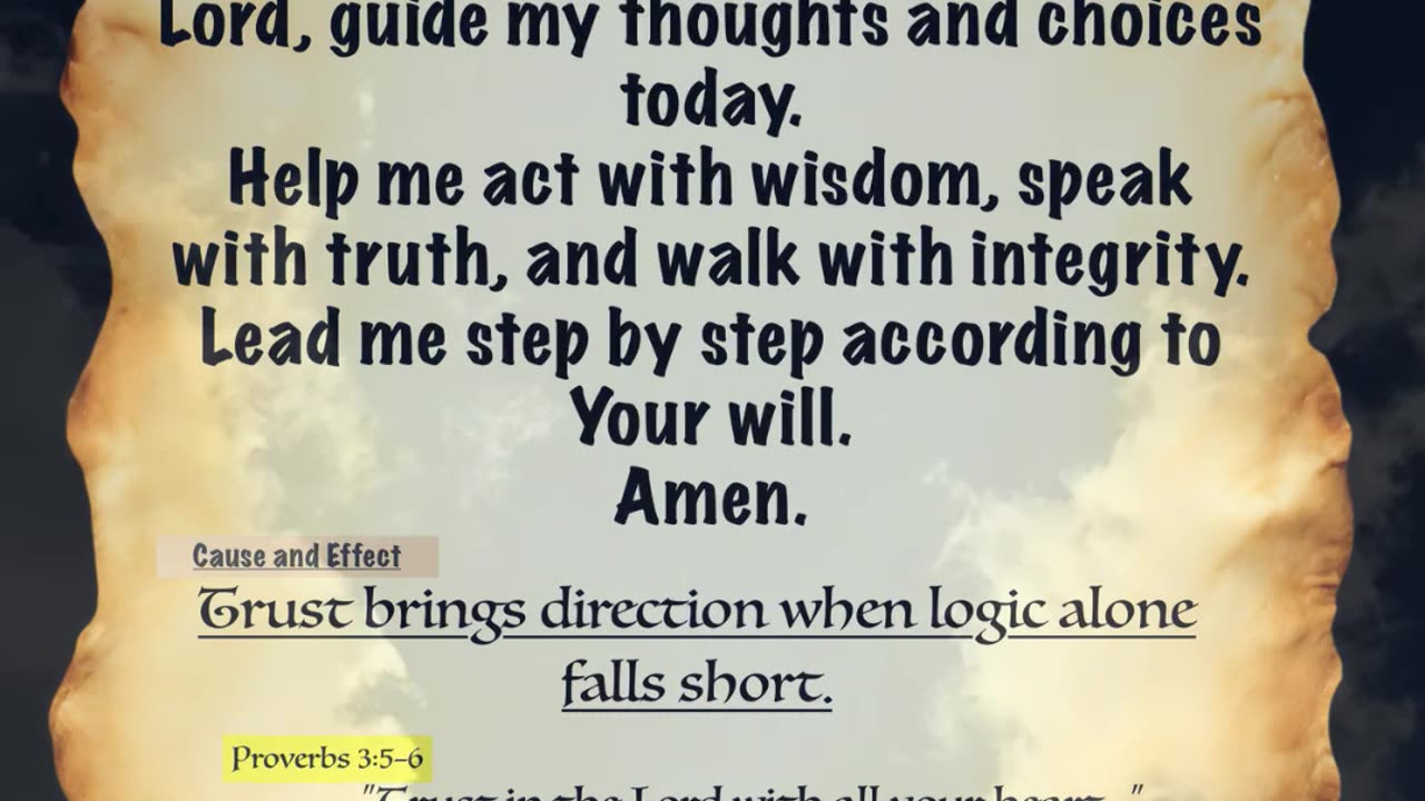 Clarity in Decisions | Proverbs 3:5–6 | Trust God’s Guidance
