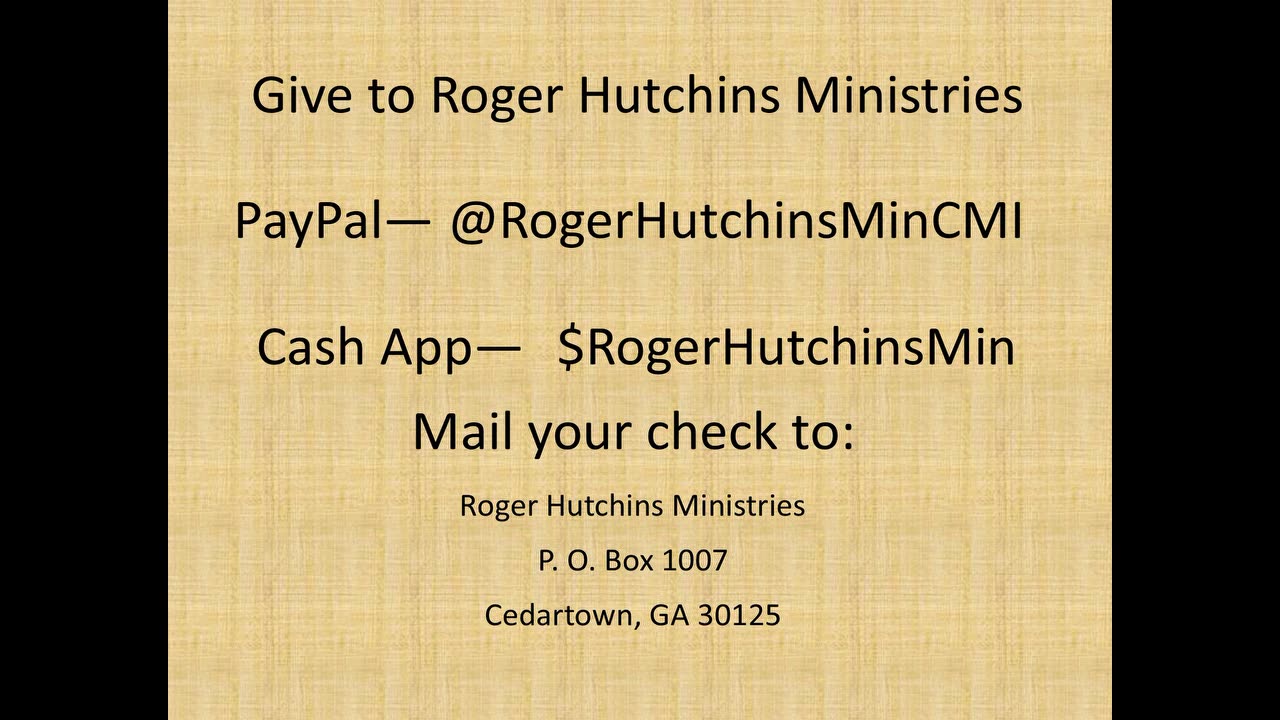Roger Hutchins Ministries