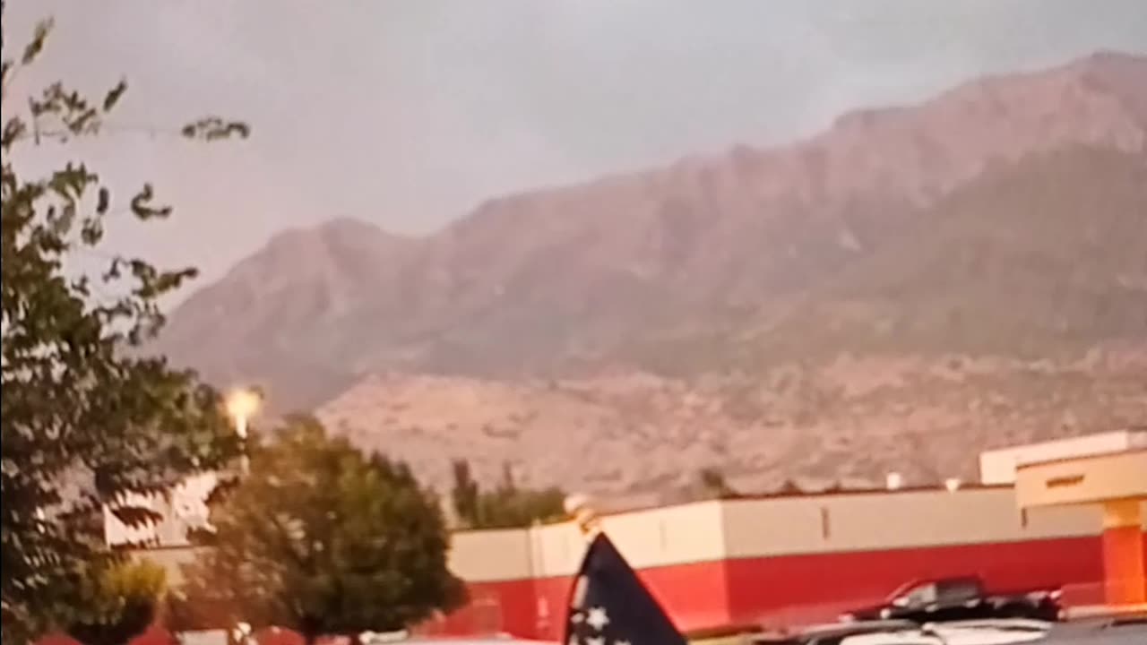 Charlie's motorcade from the hospital