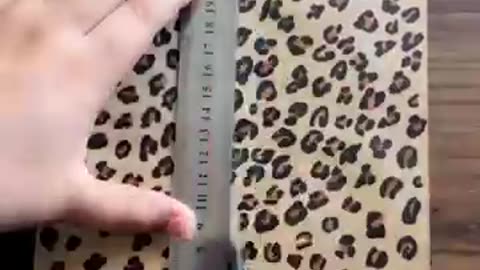 ASMR Tutorial Of Leopard Paper Nails (635) #diy #gift #viral #shorts #asmr