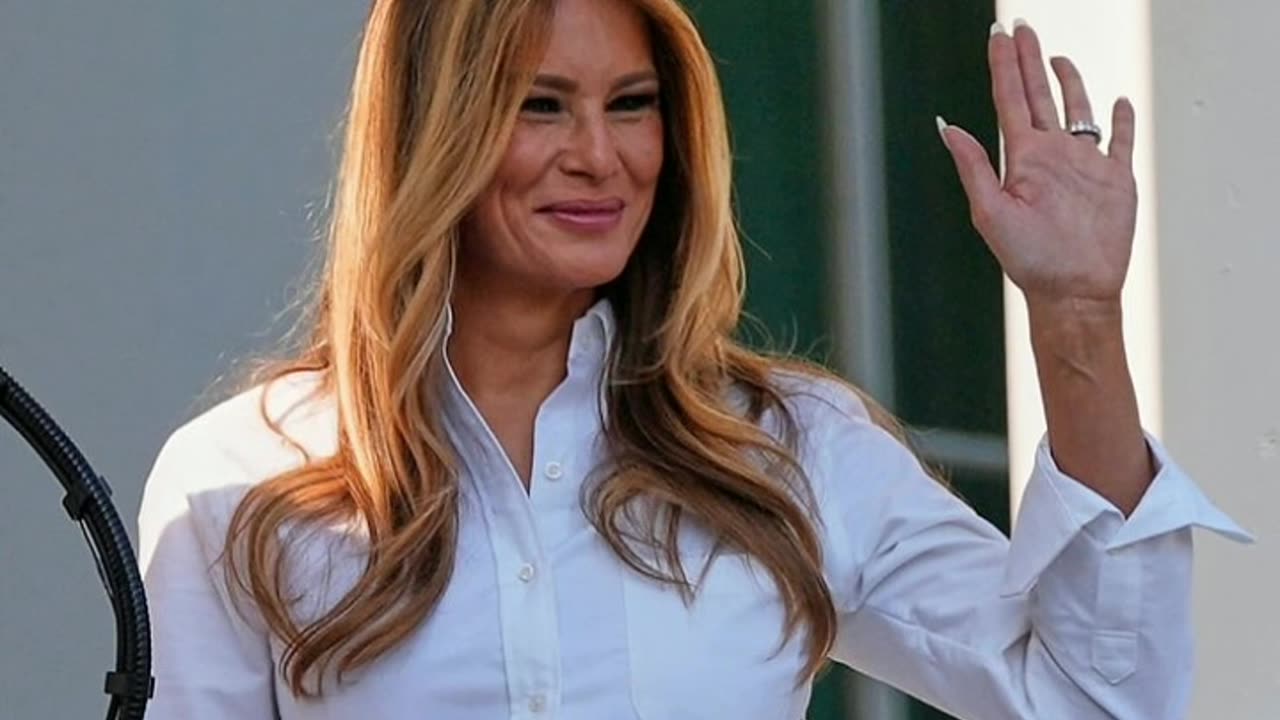 Melania Trump's choice for US Independence Day