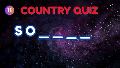 Can you guess the country?