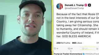 Trump UNRAVELS ONLINE as Rosie O. DROPS EPSTEIN LINK