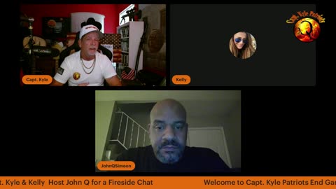 Capt Kyle & Kelly John Q to CaptKylepatriots Studio for a fireside chat!