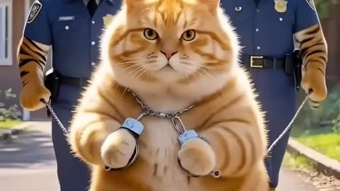 😂Cat's Wild Ride From Fishing to Prison😂, This Feline is Fearless! - 1080