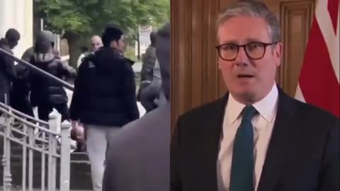 Keir Starmer: “We will not tolerate attacks on mosques or communities”.