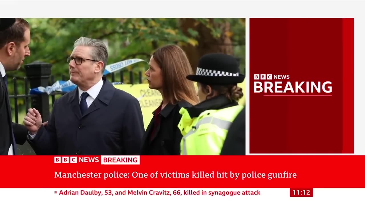 One of victims killed in manchester synagogue attack was hit by police gunfire-police