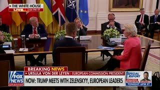 Ursula Von der Leyen sucks up to Trump
