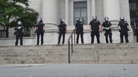 ANTIFA PROTESTERS BEHIND BARS