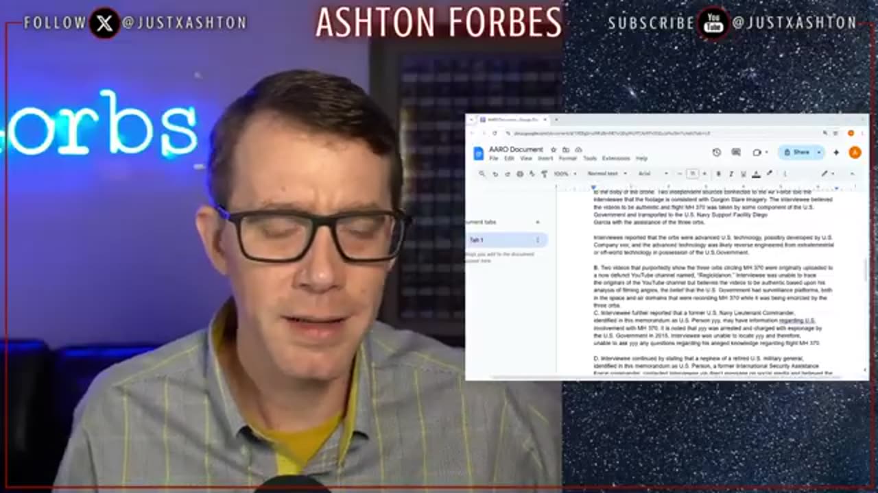 MH370 Обзор доказательств Gorgon Stare AARO Edition