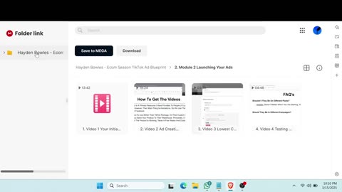 (25$)Hayden Bowles Course Ecom Season TikTok Ad Blueprint Download