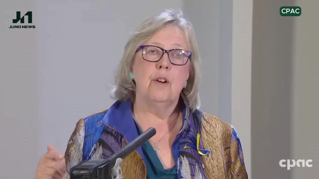 Elizabeth May calls for new taxes on Canadians to fund more foreign assistance
