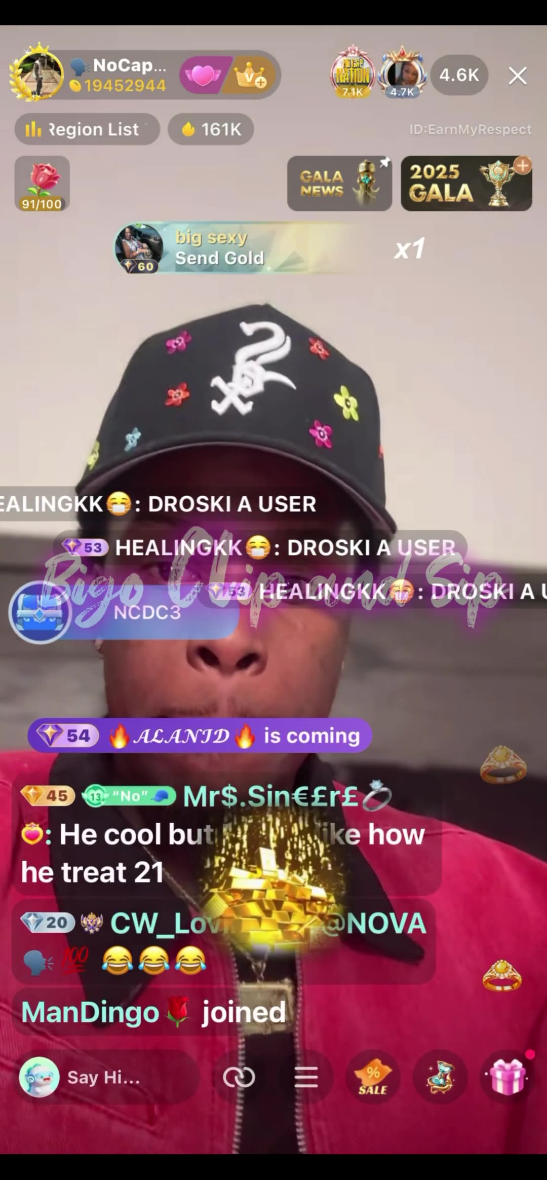NoCap speaks on the rise and fall of Droski on bigo 12/4/25 #bigoclipandsip