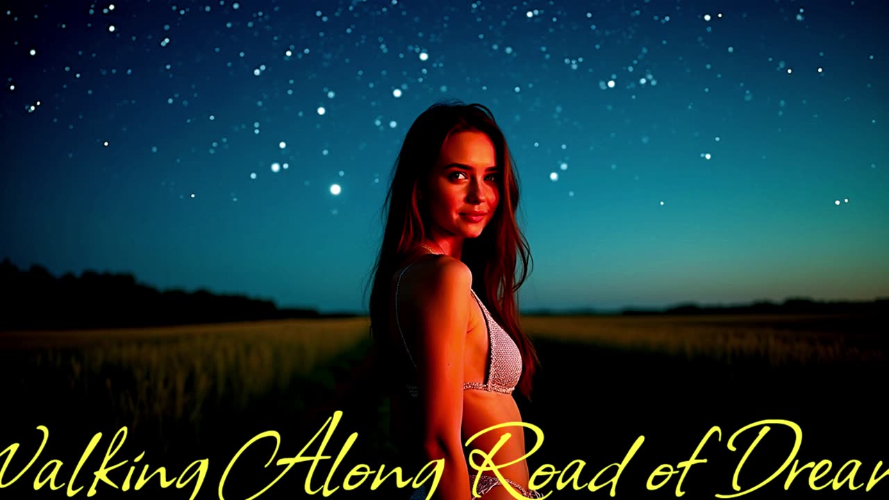 BLUES. Song Walking Along the Road of Dreams..