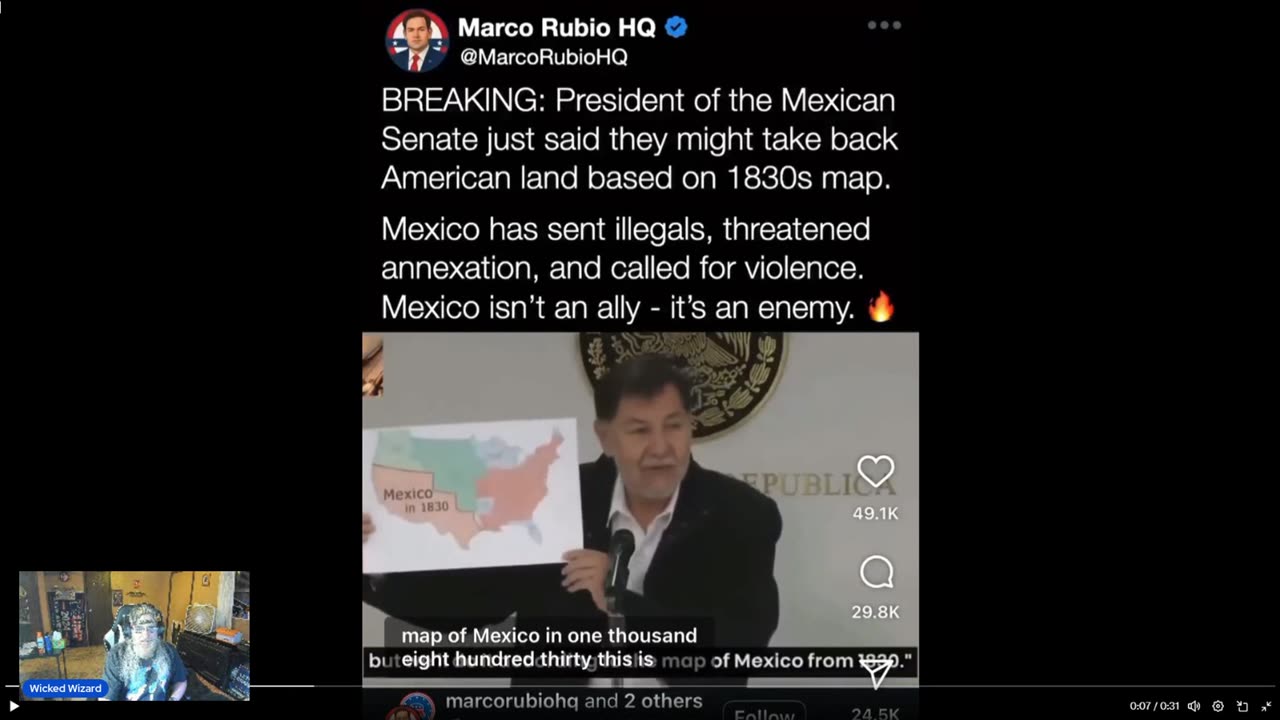 Mexico just threatened to take back land from America