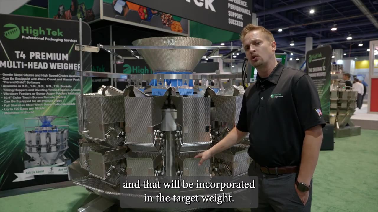 Stainless Steel Packaging Setup | Gummy Candy Packaging Machine | Salad Packaging | HighTek USA