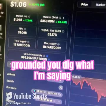 fartcoin crypto news today! #fyp