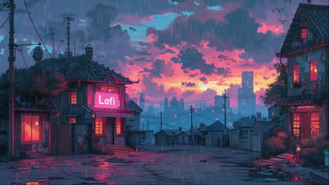 Lofi City Vibes 🎧 1980s Hip Hop Beats ☔ Chill Rainy Study Playlist
