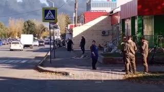 Giant Columns Of Smoke Coming From Oil Refinery in Salavat, Russian Bashkortostan