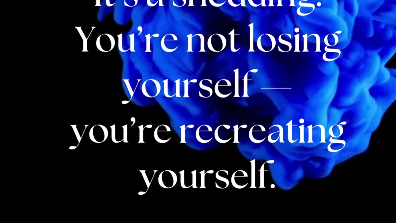 The “I Don't Know Who I Am Anymore” Test, This blur is sacred — you’re being reborn