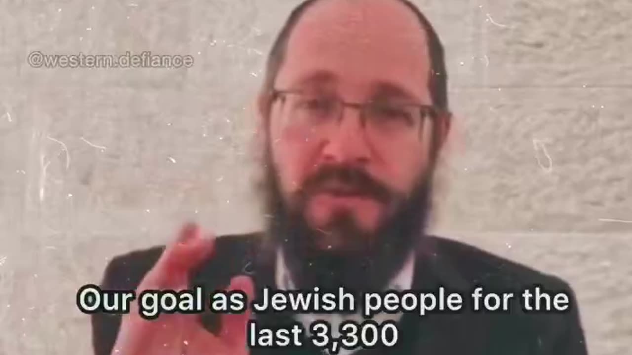 Rabbi - "Jews Control The World, It's True"