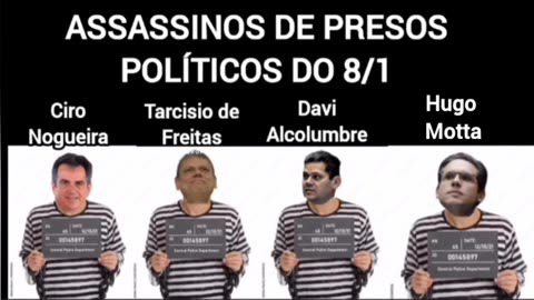 Os assassinos querem trocar a anistia pela presidência da república e tirar o Bolsonaro das eleições de 2026 são assassinos!
