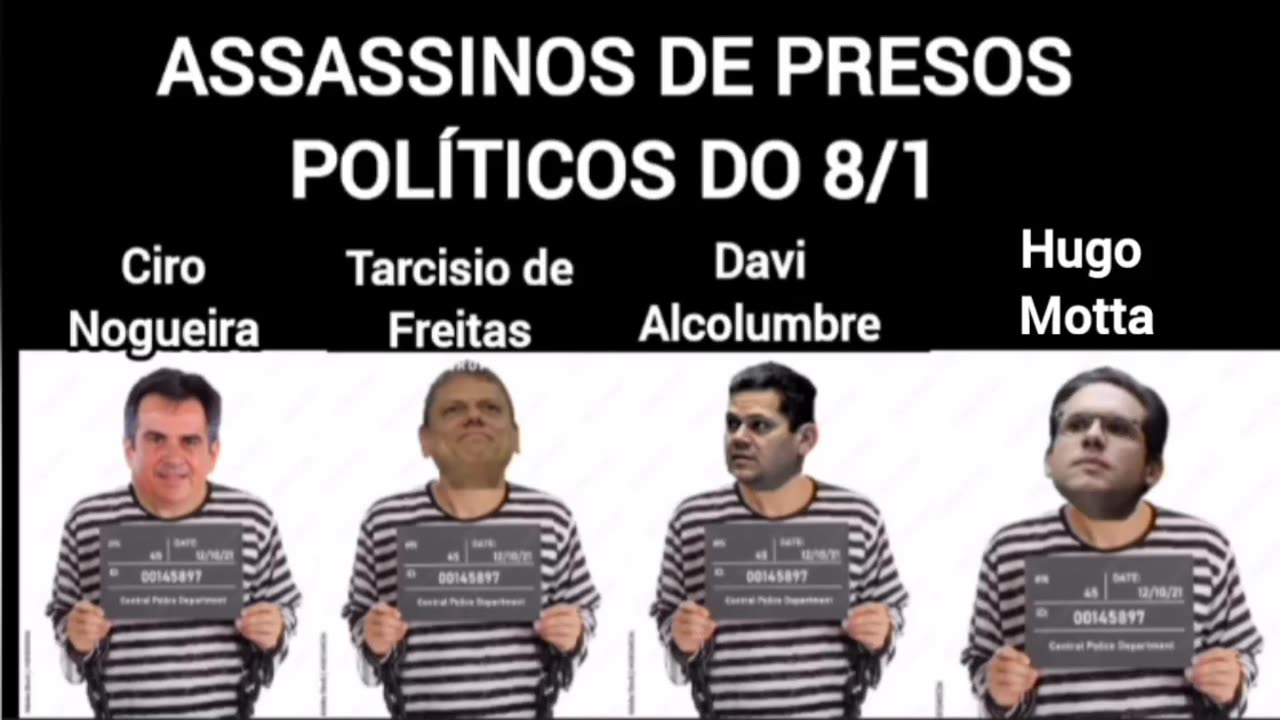 Os assassinos querem trocar a anistia pela presidência da república e tirar o Bolsonaro das eleições de 2026 são assassinos!
