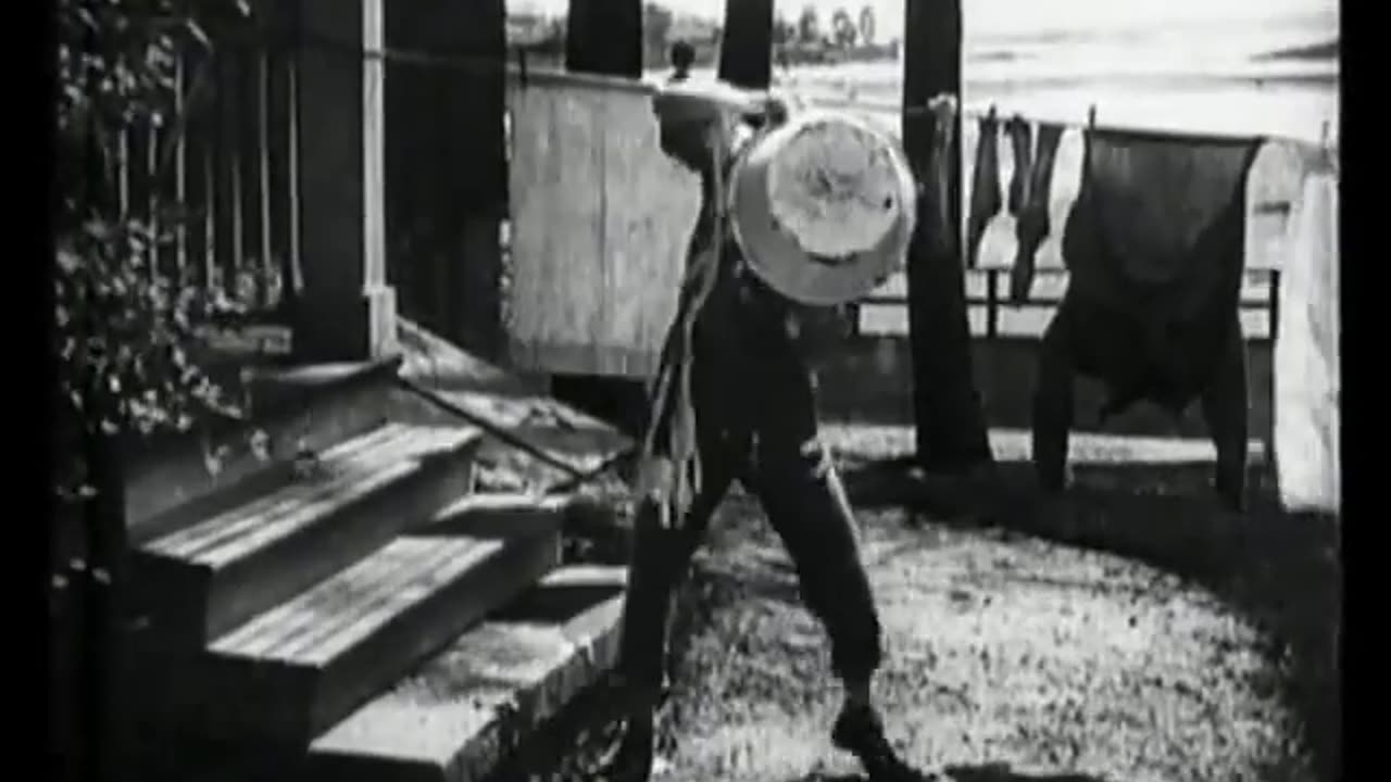 Roscoe 'Fatty' Arbuckle in 'The Rough House' (1917) - Full film