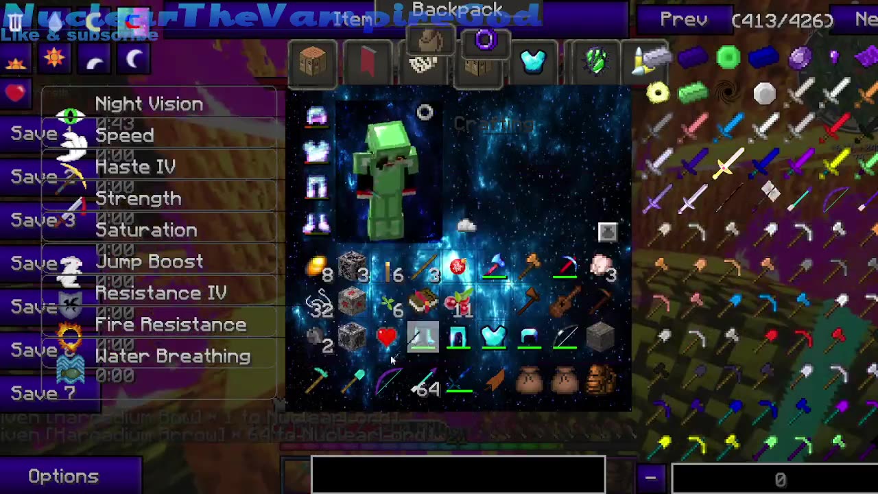 Minecraft trolling the creeper titan
