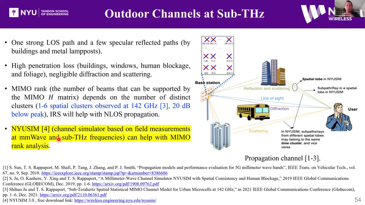 ITU: Deep learning for physical layer wireless communication networks and sensing radio propagation channel characteristics and modeling approaches from below 6 GHz to the millimeter wave and THz spectrum bands, with a focus on AI/ML opportunities