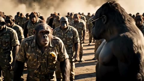Gorilla Sergeant “It Would Behoove You to Stand Still!” Military Formation Comedy Short