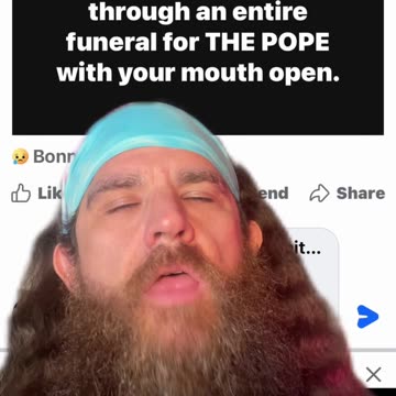 Pope Trump #Pope #Trump #America #Politics #President #TadpoleTriplett #Comedian