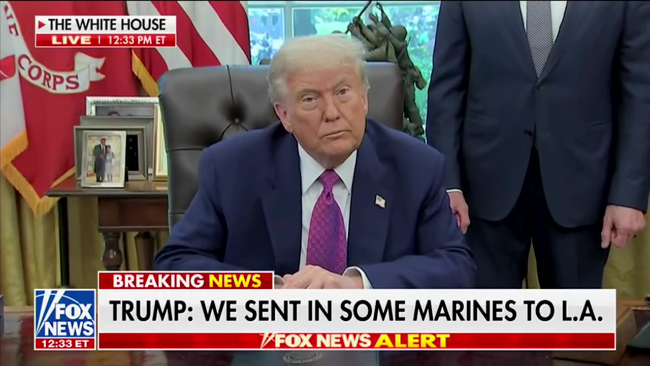 Trump Says He Spoke With Gavin Newsom