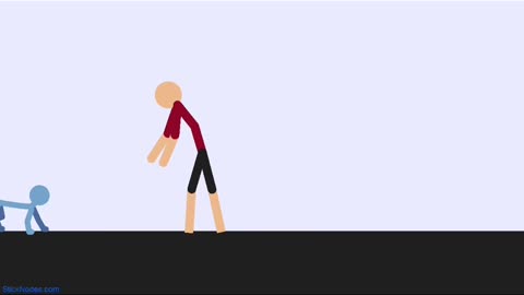 Stick nodes dude gets attacked by animal