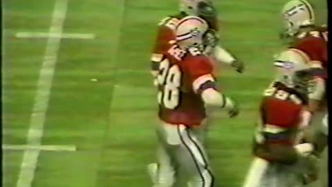 AFL 1987 DENVER DYNAMITE AT WASHINGTON COMMANDOS