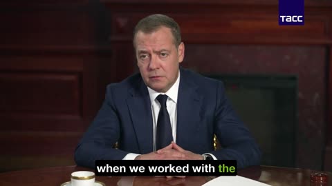 Russia's Dmitry Medvedev says Europe is run by a gang of lunatics.