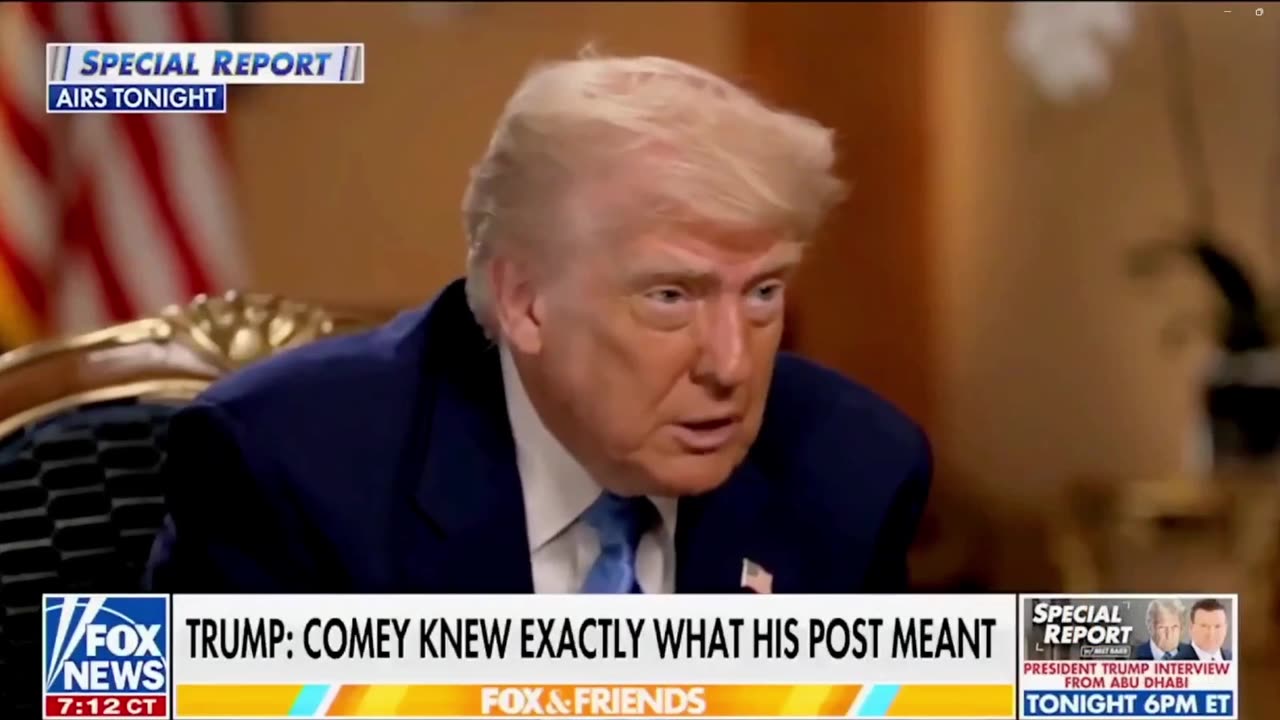 Former FBI Director James Comey Posts Veiled Threat Against Trump on Social Media