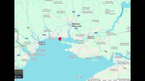 Ukrainian Special Forces Land on Kinburn Peninsula (Flag Planted After Operation) FIRMS Shows Fires