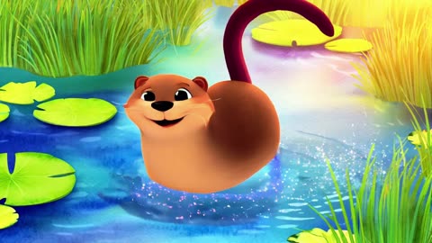 Tail Shake Time 🦦🐕🦓 | Funny Animal Dance Song for Kids
