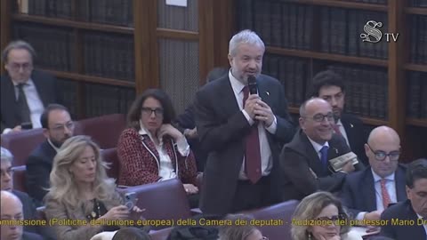🔴 Domande e considerazioni del Sen. Borghi in occasione dell'audizione Draghi in Commiss. congiunte.