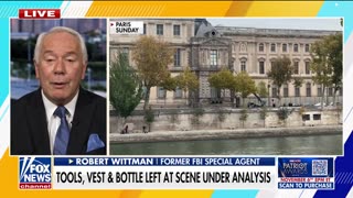 New video appears to show Louvre thieves in action