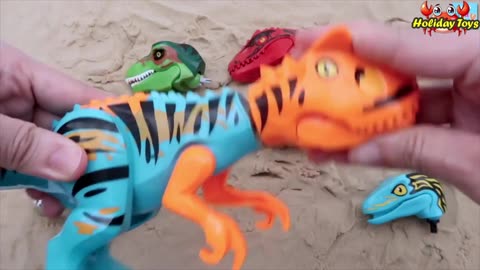 Looking for Head of the Indominus Buried in the Beach Sand