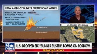 NEW DETAILS revealed on six ‘bunker buster’ bombs dropped on major Iranian nuclear site