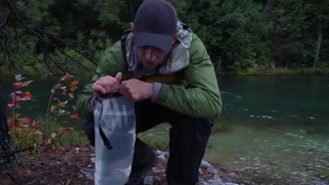 4 Days Solo Fall Camping in Heavy Rain_part4