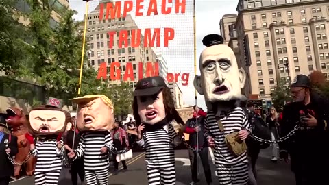'No Kings' marches begin across Washington DC