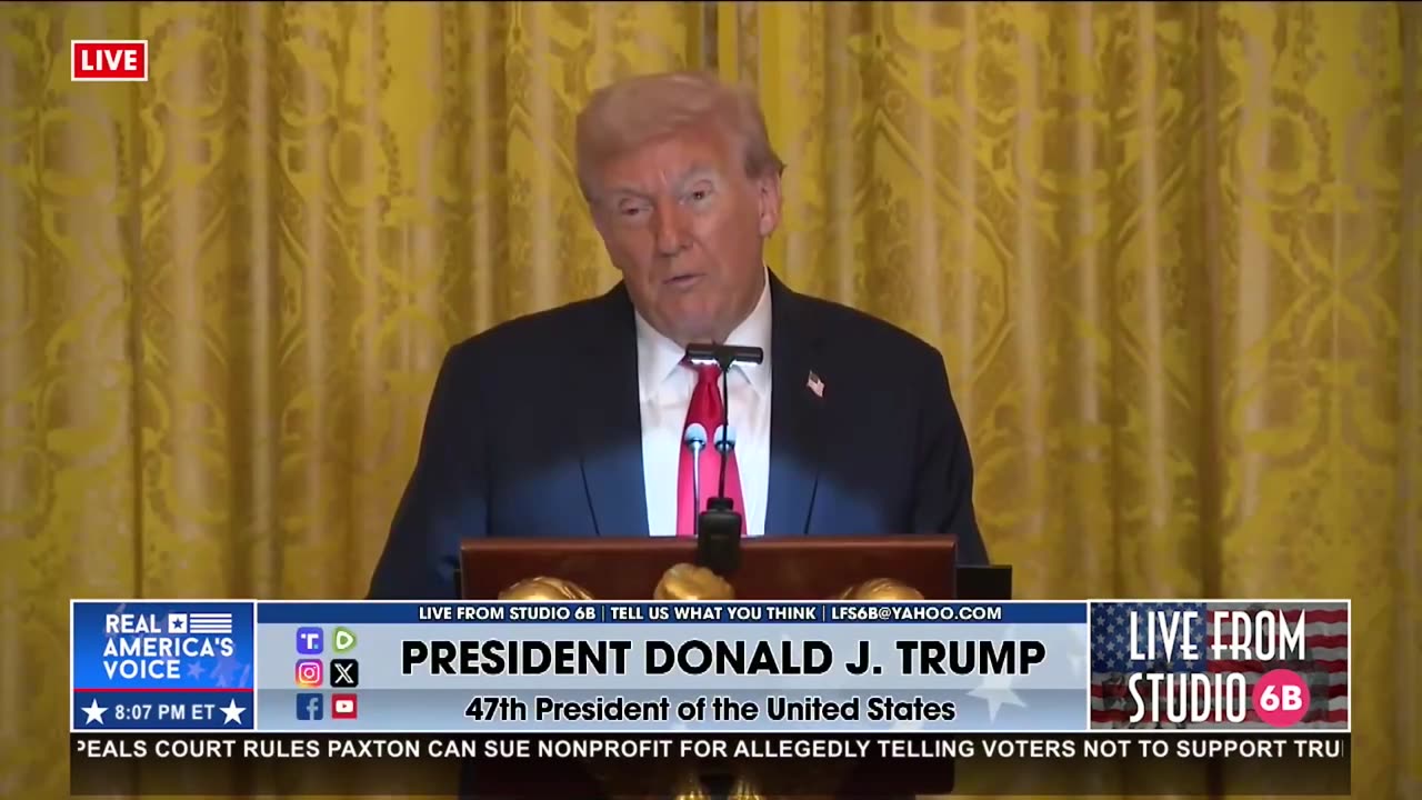 IMPROVEMENTS AT THE WHITE HOUSE