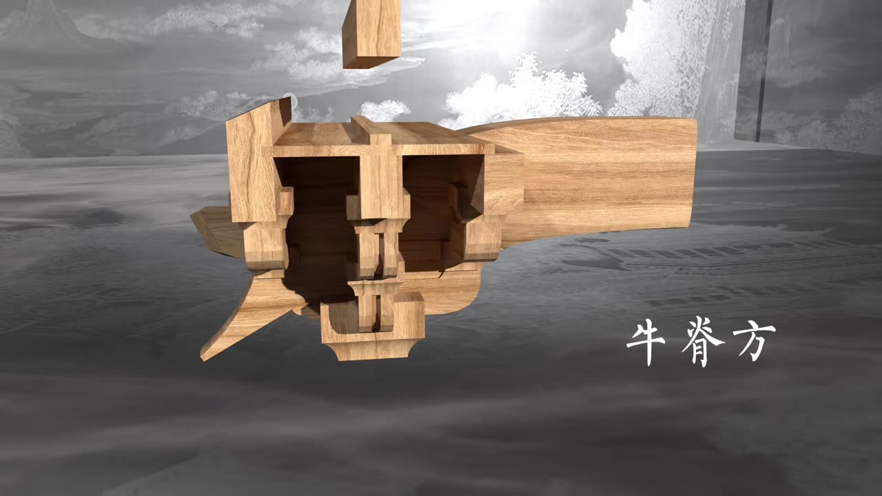 It took a total of 2 weeks to make this Chinese Song Dynasty arch column, a Chinese-style building!