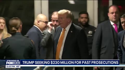 Trump Wants $230 M from DOJ for Past Prosecutions: ‘They Owe Me'