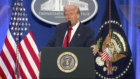 Donald J. Trump Speech at DOJ